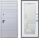 Входная металлическая Дверь Рекс (REX) 14 Силк Сноу Зеркало Пастораль Белый ясень в Наро-Фоминске