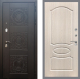 Входная металлическая Дверь Рекс (REX) 10 FL-128 Беленый дуб в Наро-Фоминске