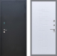 Входная металлическая Дверь Рекс (REX) 1A Черный Муар FL-289 Белый ясень в Наро-Фоминске
