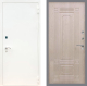 Входная металлическая Дверь Рекс (REX) 1А Белая шагрень FL-2 Беленый дуб в Наро-Фоминске
