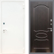 Входная металлическая Дверь Рекс (REX) 1А Белая шагрень FL-128 Венге светлый в Наро-Фоминске