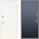 Входная металлическая Дверь Рекс (REX) 1А Белая шагрень FL-289 Ясень черный в Наро-Фоминске