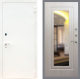 Входная металлическая Дверь Рекс (REX) 1А Белая шагрень FLZ-120 Беленый дуб в Наро-Фоминске