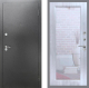 Входная металлическая Дверь Рекс (REX) Сити Зеркало Пастораль Сандал белый в Наро-Фоминске