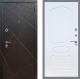 Входная металлическая Дверь Рекс (REX) 13 Венге FL-128 Белый ясень в Наро-Фоминске