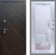 Входная металлическая Дверь Рекс (REX) 13 Венге Зеркало Пастораль Сандал белый в Наро-Фоминске