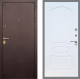 Входная металлическая Дверь Рекс (REX) Лайт 3К FL-128 Белый ясень в Наро-Фоминске