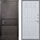 Входная металлическая Дверь Рекс (REX) 15 Черный Кварц FL-33 Белый ясень в Наро-Фоминске
