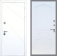 Входная металлическая Дверь Рекс (REX) 13 Силк Сноу FL-128 Белый ясень в Наро-Фоминске