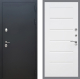 Входная металлическая Дверь Рекс (REX) 5 Черный Муар Сити Белый ясень в Наро-Фоминске