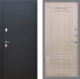 Входная металлическая Дверь Рекс (REX) 5 Черный Муар FL-2 Беленый дуб в Наро-Фоминске