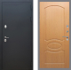 Входная металлическая Дверь Рекс (REX) 5 Черный Муар FL-128 Дуб в Наро-Фоминске