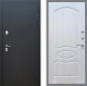 Входная металлическая Дверь Рекс (REX) 5 Черный Муар FL-128 Лиственница беж в Наро-Фоминске
