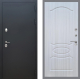 Входная металлическая Дверь Рекс (REX) 5 Черный Муар FL-128 Сандал белый в Наро-Фоминске