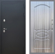 Входная металлическая Дверь Рекс (REX) 5 Черный Муар FL-128 Сандал грей в Наро-Фоминске