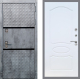 Входная металлическая Дверь Рекс (REX) 15 Бетон Темный FL-128 Белый ясень в Наро-Фоминске
