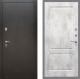 Входная металлическая Дверь Рекс (REX) 5 Серебро Антик FL-117 Бетон светлый в Наро-Фоминске