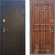 Входная металлическая Дверь Рекс (REX) Премиум-246 FL-33 орех тисненый в Наро-Фоминске