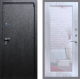 Входная металлическая Дверь Рекс (REX) 3 Зеркало Пастораль Сандал белый в Наро-Фоминске