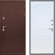 Дверь Рекс (REX) 5 металл 3 мм FL-128 Белый ясень в Наро-Фоминске