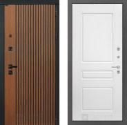 Дверь Лабиринт (LABIRINT) Шторм 03 Белый софт 960х2050 мм