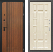 Дверь Лабиринт (LABIRINT) Шторм 12 Беленый дуб 960х2050 мм