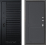 Дверь Лабиринт (LABIRINT) Piano 11 Графит софт 960х2050 мм