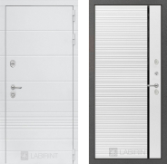 Дверь Лабиринт (LABIRINT) Трендо 22 Белый софт 860х2050 мм
