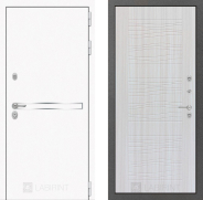 Дверь Лабиринт (LABIRINT) Лайн White 06 Сандал белый 960х2050 мм