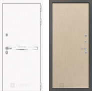 Дверь Лабиринт (LABIRINT) Лайн White 05 Венге светлый 960х2050 мм