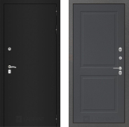 Дверь Лабиринт (LABIRINT) Classic шагрень черная 11 Графит софт 860х2050 мм