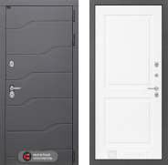 Дверь Лабиринт (LABIRINT) Ривер 11 Белый софт 960х2050 мм