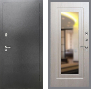 Дверь Рекс (REX) 2А Серебро Антик FLZ-120 Беленый дуб 960х2050 мм