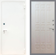 Дверь Рекс (REX) 1А Белая шагрень FL-33 Беленый дуб 960х2050 мм